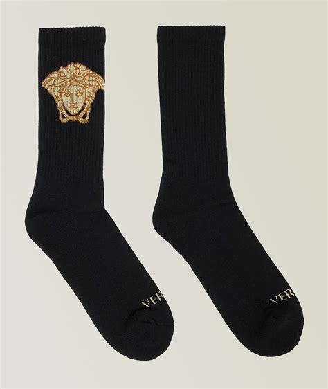 versace sock trainers|versace medusa socks.